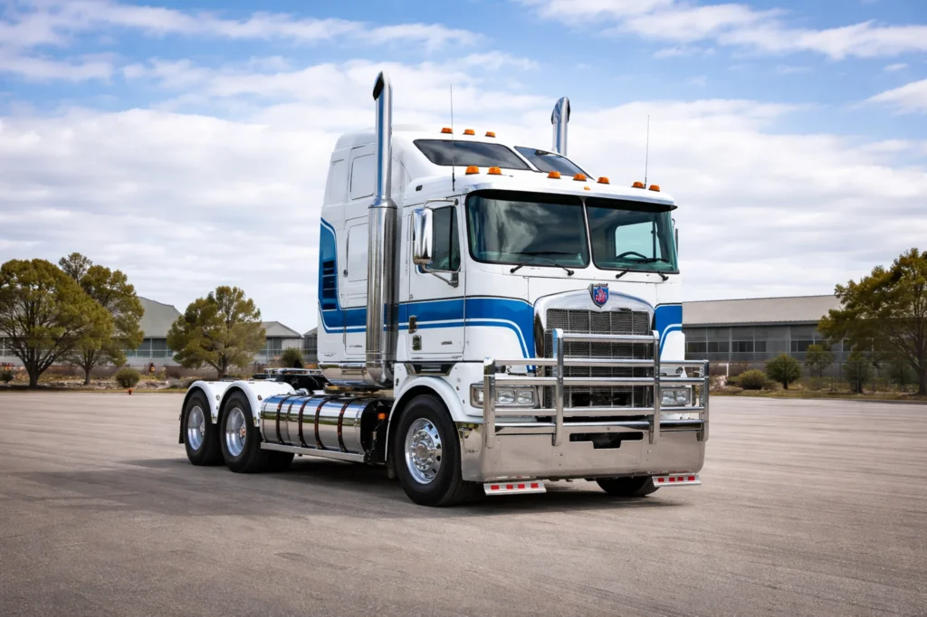 2007 Kenworth K104B prime mover truck cab-over heavy haulage vehicle